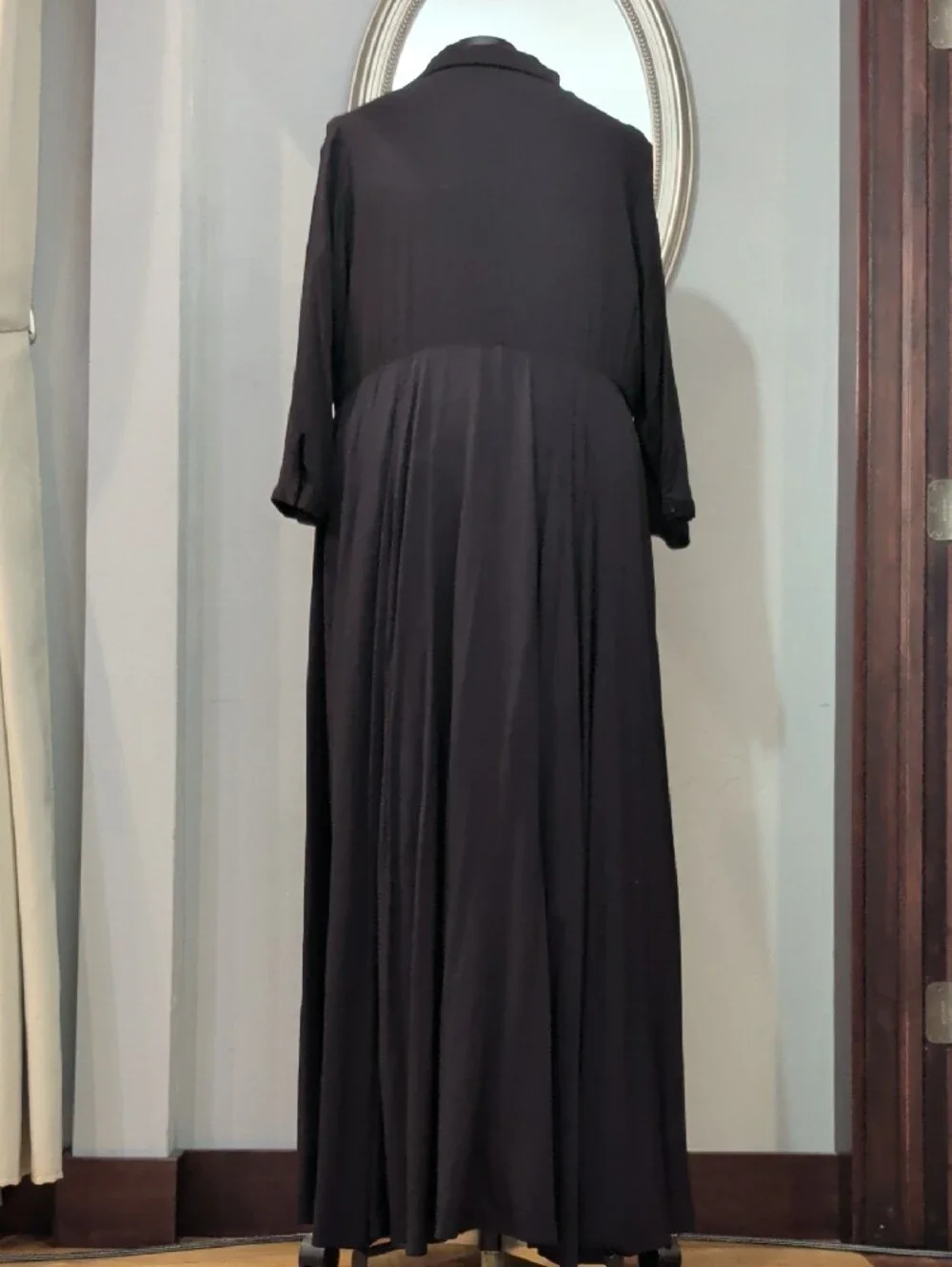 torrid Black Button-Front Maxi Shirt Dress